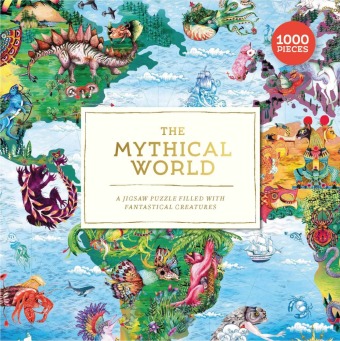 Játék The the Mythical World 1000 Piece Puzzle: A Jigsaw Puzzle Filled with Fantastical Creatures 