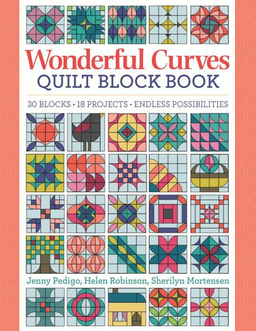 Kniha Wonderful Curves Sampler Quilt Block Book Helen Robinson