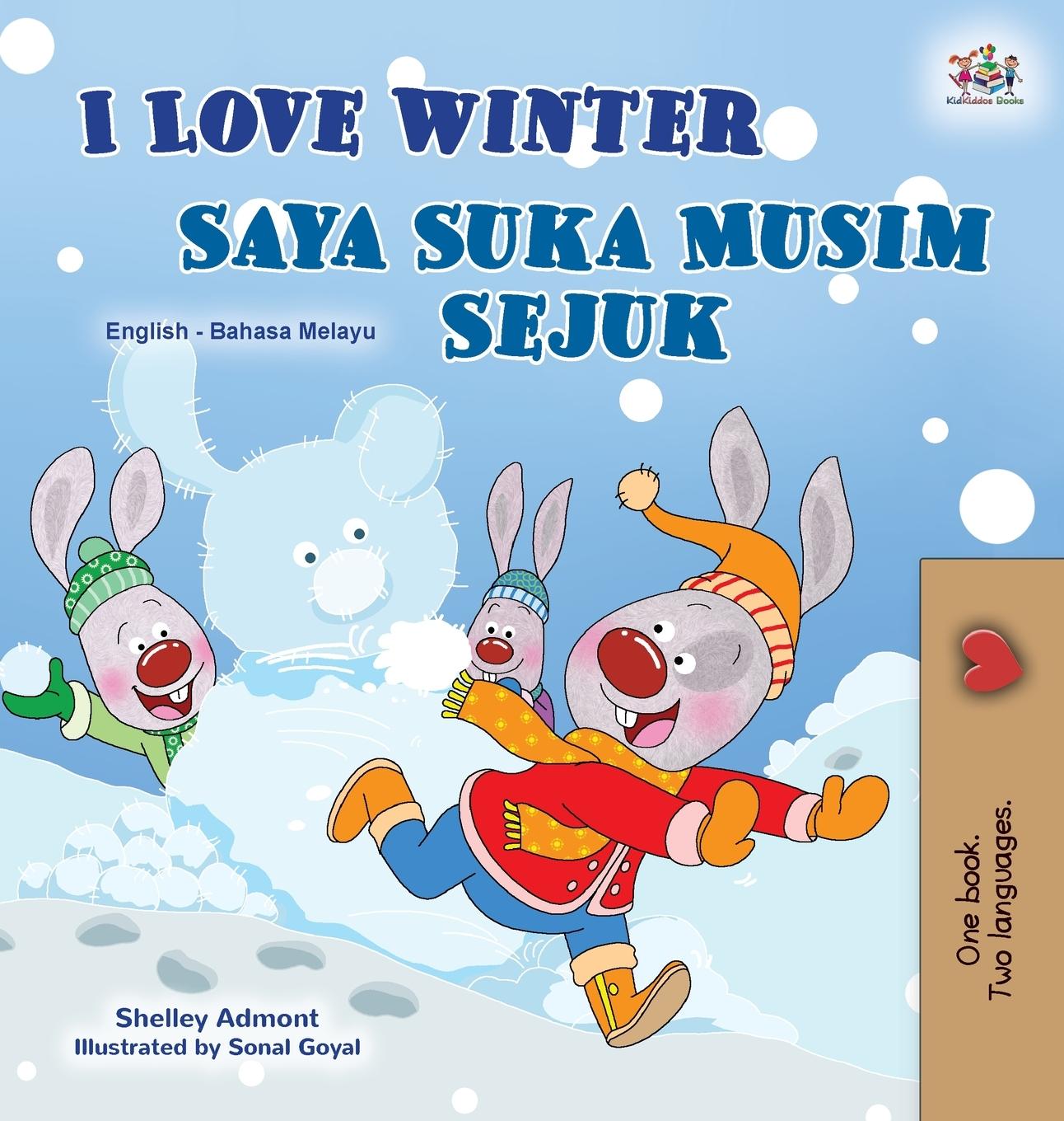 Könyv I Love Winter (English Malay Bilingual Book for Kids) Kidkiddos Books