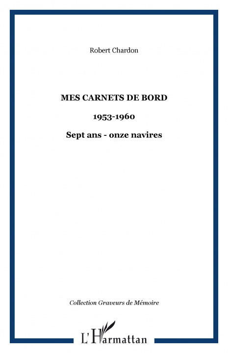 Knjiga Mes carnets de bord Chardon