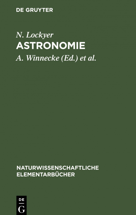 Könyv Astronomie 
