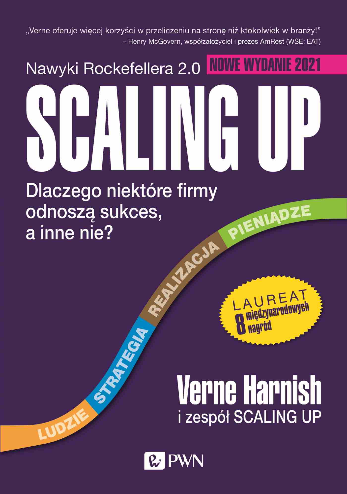 Kniha Scaling Up. Dlaczego niektóre firmy odnoszą sukces, a inne nie? Verne Harnish