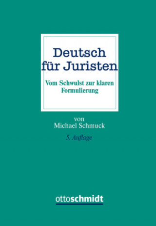 Könyv Deutsch für Juristen 