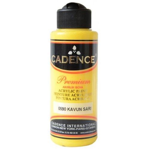 Kniha Akrylová barva Cadence Premium - Citron yellow / 70 ml 