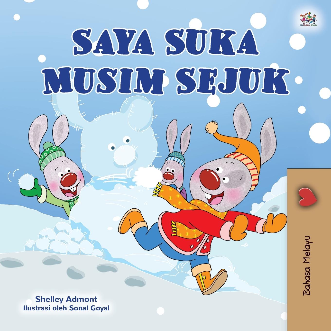 Kniha I Love Winter (Malay Children's Book) Kidkiddos Books