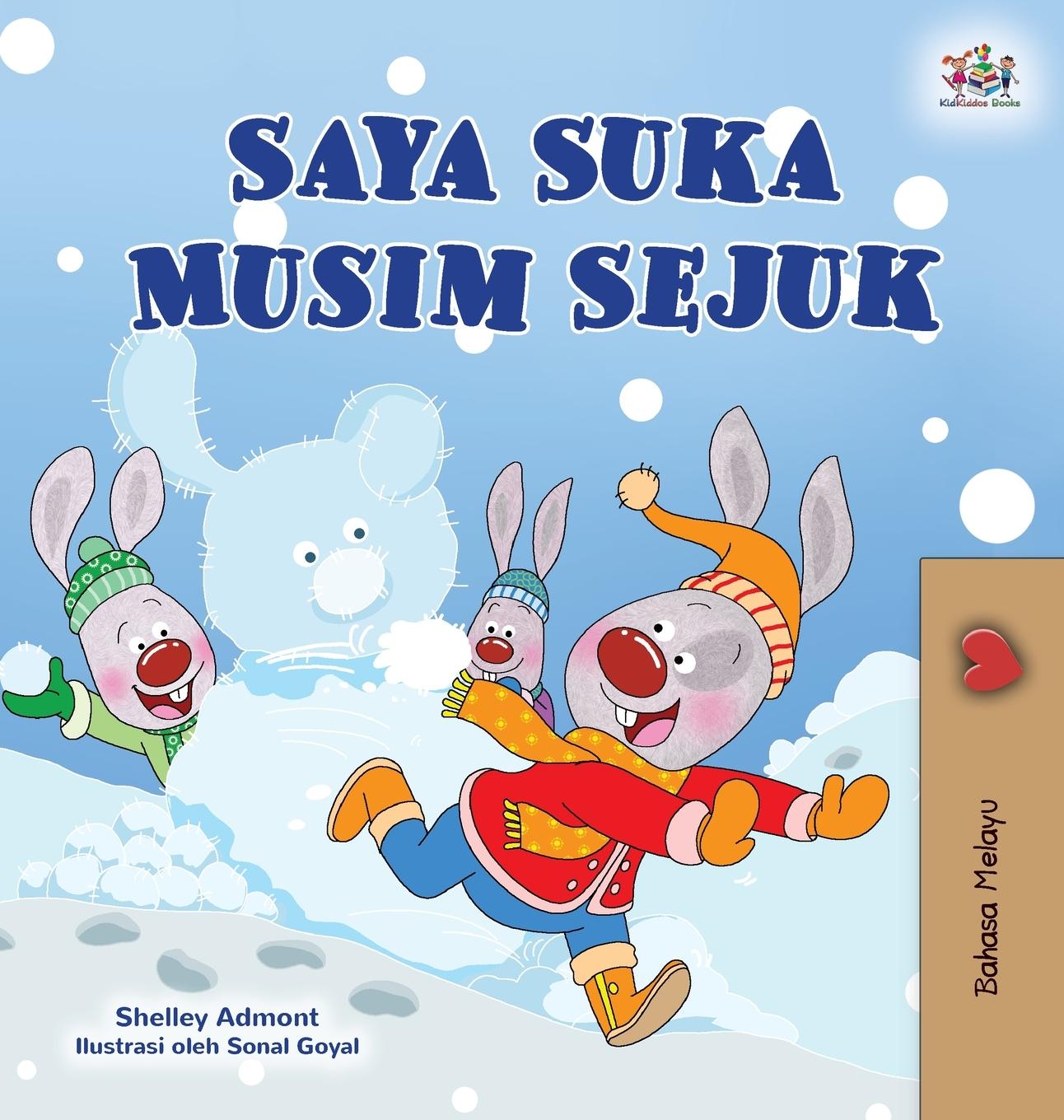 Könyv I Love Winter (Malay Children's Book) Kidkiddos Books