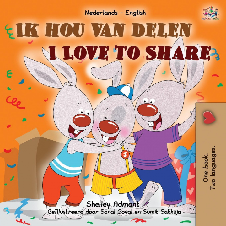 Könyv I Love to Share (Dutch English Bilingual Children's Book) Kidkiddos Books
