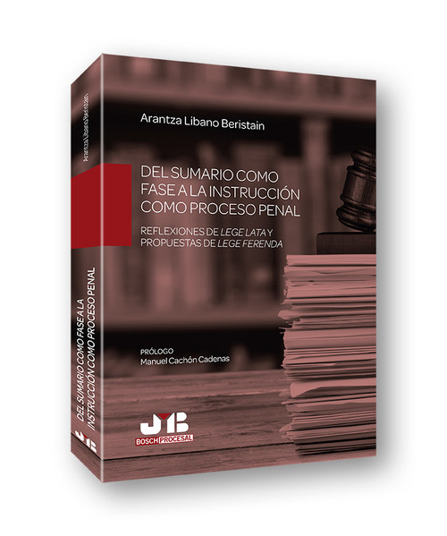 Könyv Del sumario como fase a la instrucción como proceso penal ARANTZA LIBANO BERISTAIN