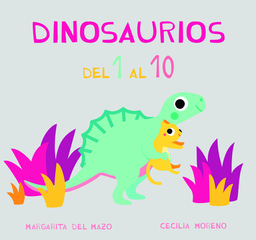 Kniha Dinosaurios del 1 al 10 MARGARITA DEL MAZO