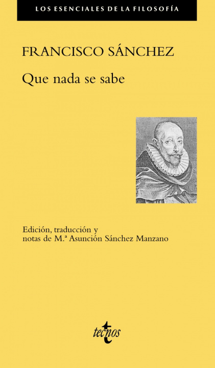 Kniha Que nada se sabe FRANCISCO SANCHEZ