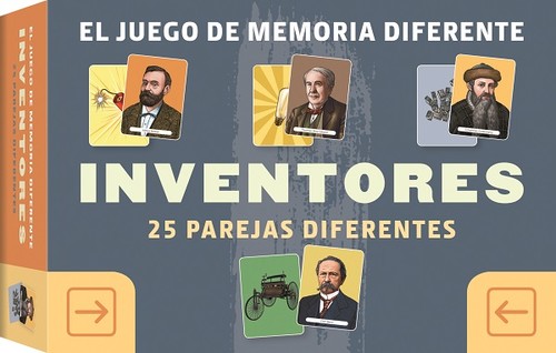 Carte JUEGO DE MEMORIA DIFERENTE INVENTORES 
