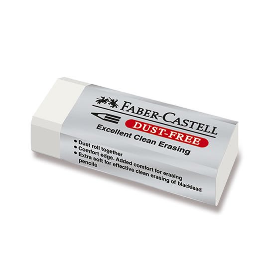 Papírenské zboží Faber-Castell - Pryž 807120 Dust-Free 