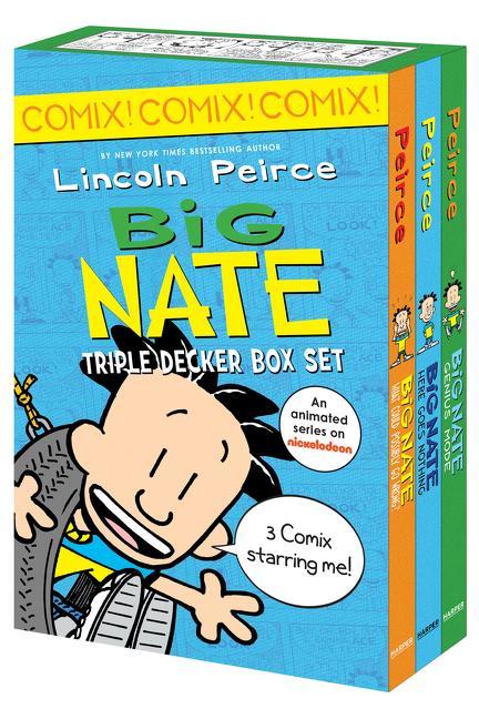 Carte Big Nate: Triple Decker Box Set: Big Nate: What Could Possibly Go Wrong? and Big Nate: Here Goes Nothing, and Big Nate: Genius Mode 