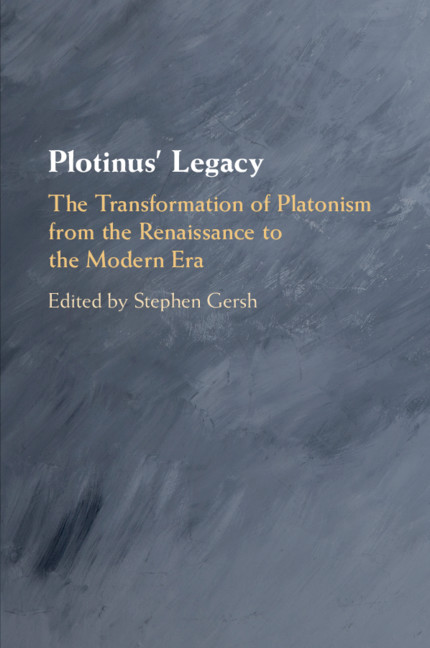 Knjiga Plotinus' Legacy Stephen Gersh