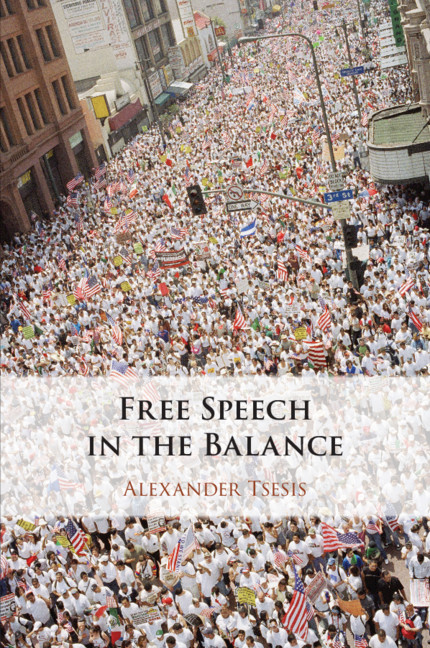 Book Free Speech in the Balance Tsesis