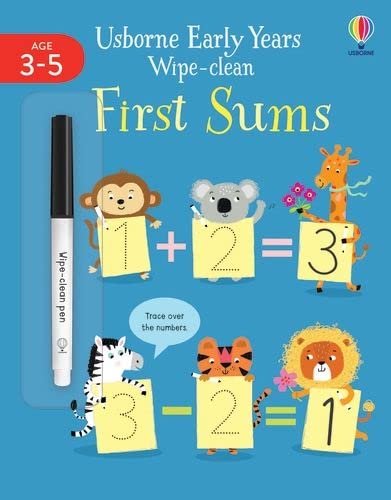 Книга Early Years Wipe-Clean First Sums Jessica Greenwell