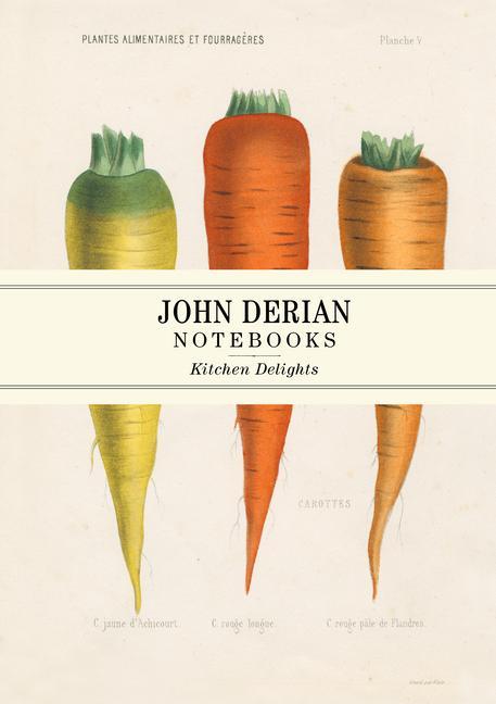 Naptár/Határidőnapló John Derian Paper Goods: Kitchen Delights Notebooks John Derian