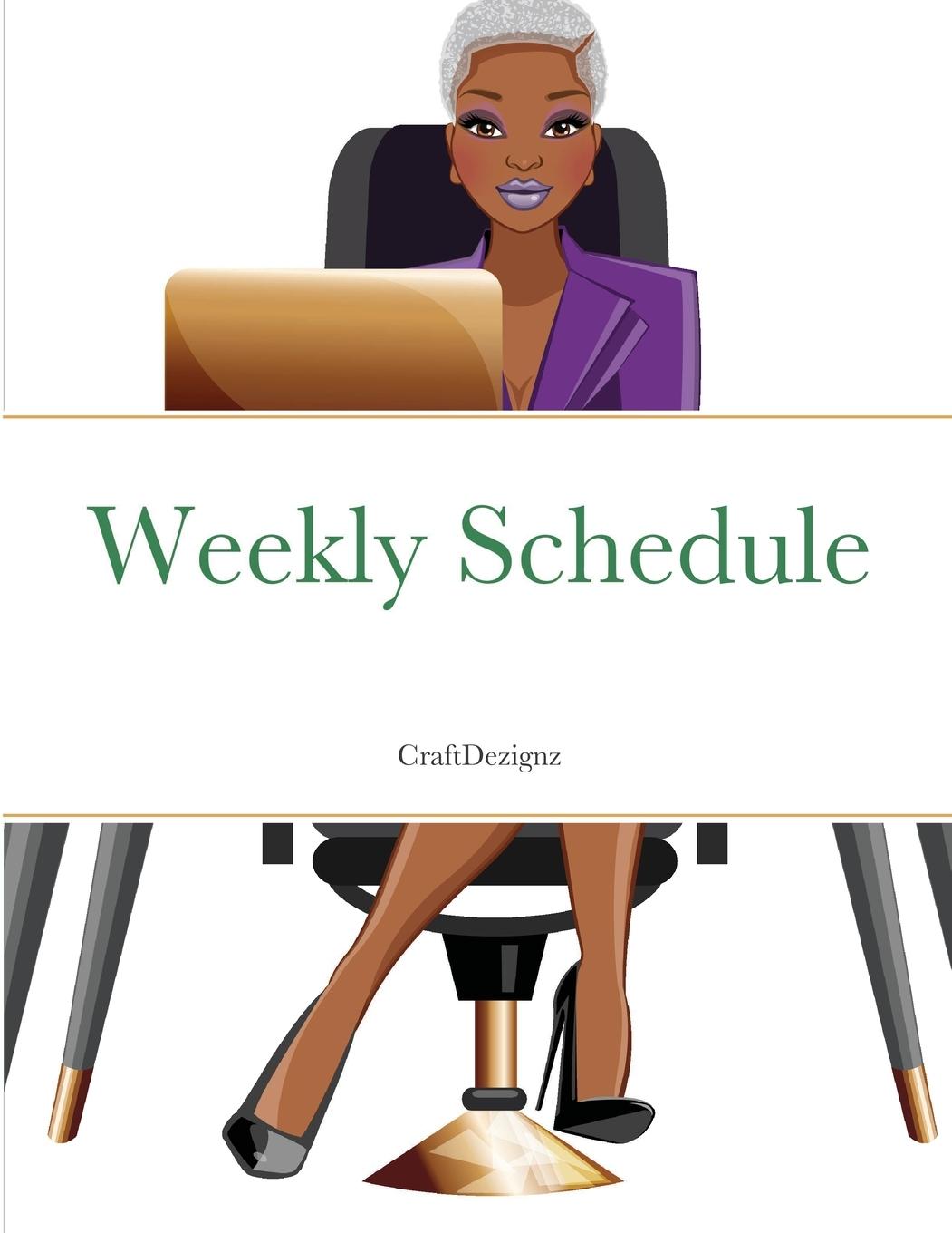 Knjiga Weekly Schedule Planner Marquita Moore