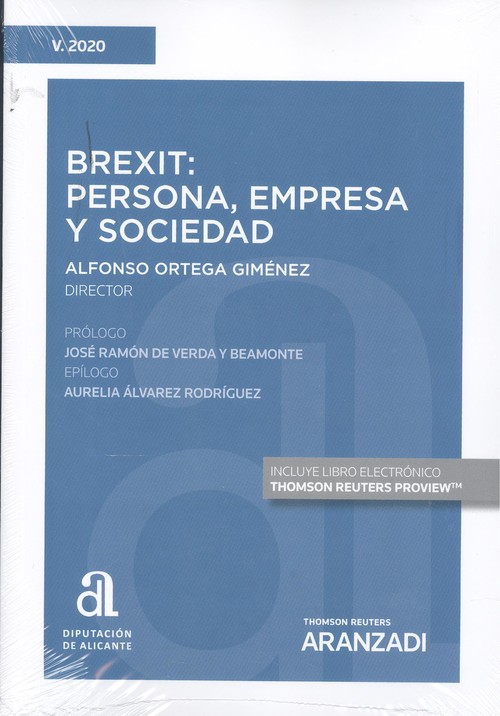 Kniha BREXIT PERSONA EMPRESA Y SOCIEDAD DUO ALFONSO ORTEGA GIMENEZ