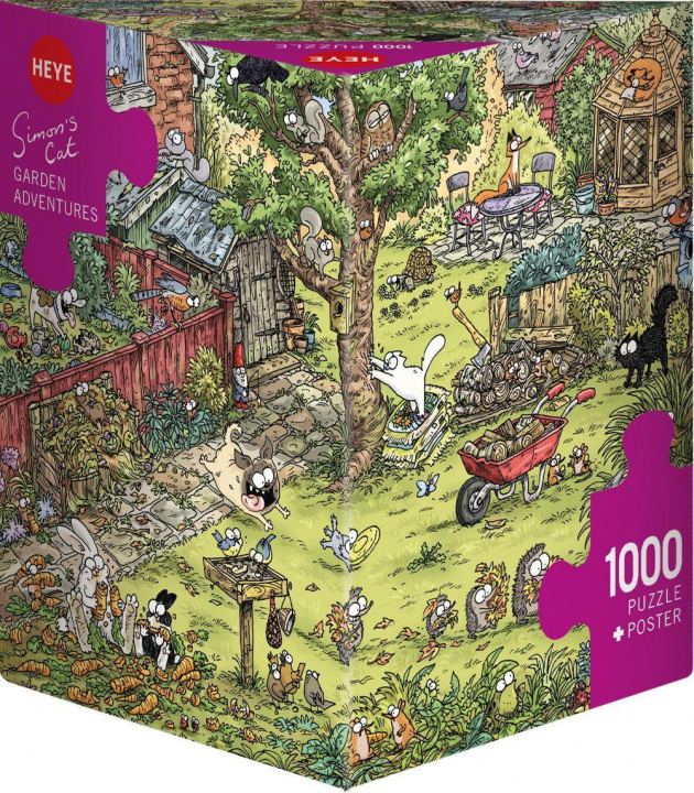 Joc / Jucărie Garden Adventures Puzzle 1000 Teile Heye