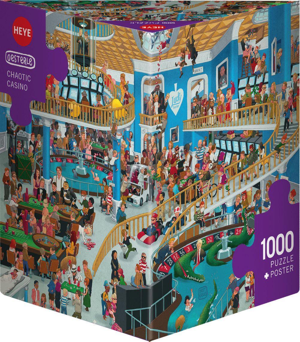 Game/Toy Chaotic Casino Puzzle 1000 Teile Heye