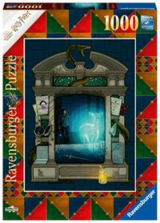 Hra/Hračka Ravensburger Puzzle Harry Potter - Harryho patron 1000 dílků 