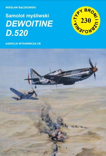 Kniha Samolot myśliwski Dewoitine D.52 Wiesław Bączkowski
