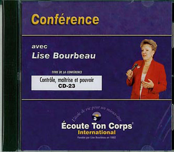 Audio Contrôle, maîtrise et pouvoir CD Bourbeau