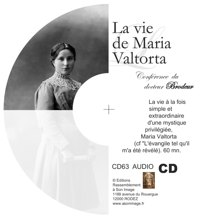 Book La vie de Maria Valtorta - CD enseignement audio - CD63 Brodeur.