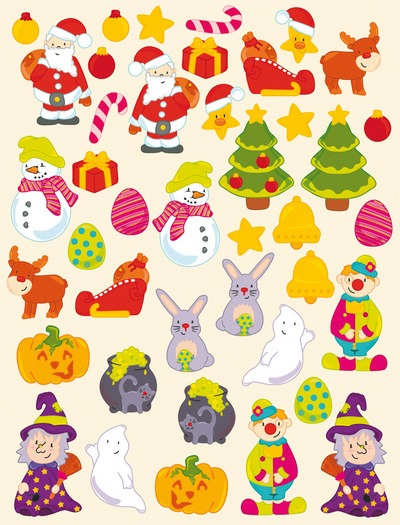 Knjiga Maxigommette illustrée - fêtes 