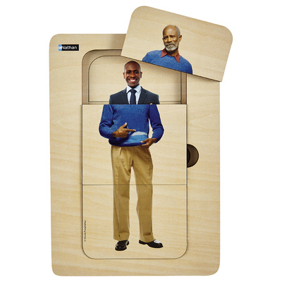 Libro Puzzle Cycle de vie - L'homme 