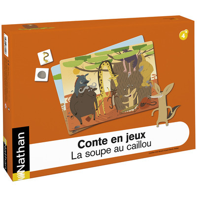 Könyv Soupe au caillou - Conte en jeux CAROLINE CIRET-BERNET