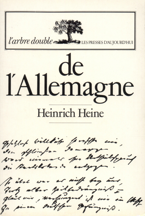 Kniha De l'Allemagne Heine