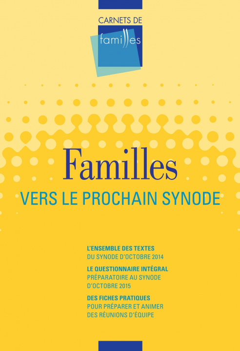 Knjiga Vers le prochain synode 