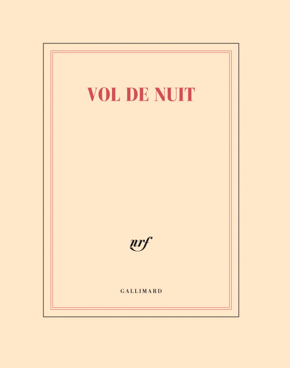 Book Cahier "Vol de nuit" (papeterie) 