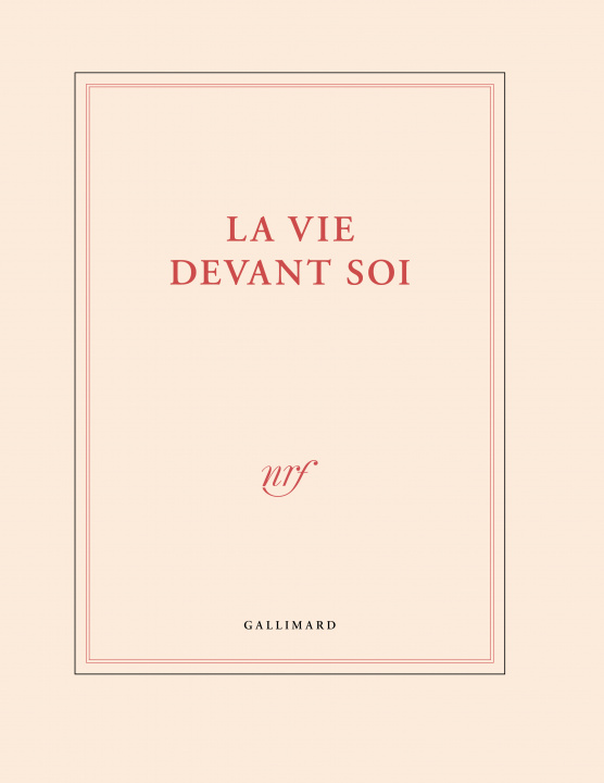 Könyv Grand carnet de dessin "La Vie devant soi" (papeterie) GALLIMARD