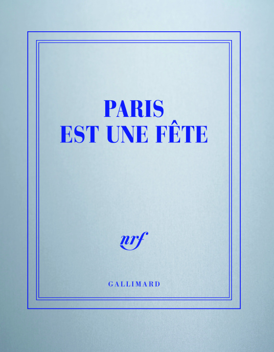 Knjiga Carnet carré "Paris est une fête" (papeterie) 