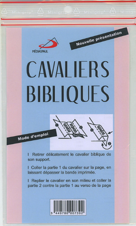 Kniha CAVALIERS BIBLIQUES CAB 