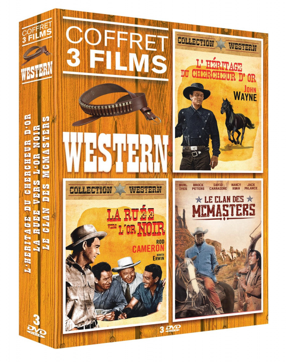 Filmek WESTERN VOL 1 - 3 DVD 