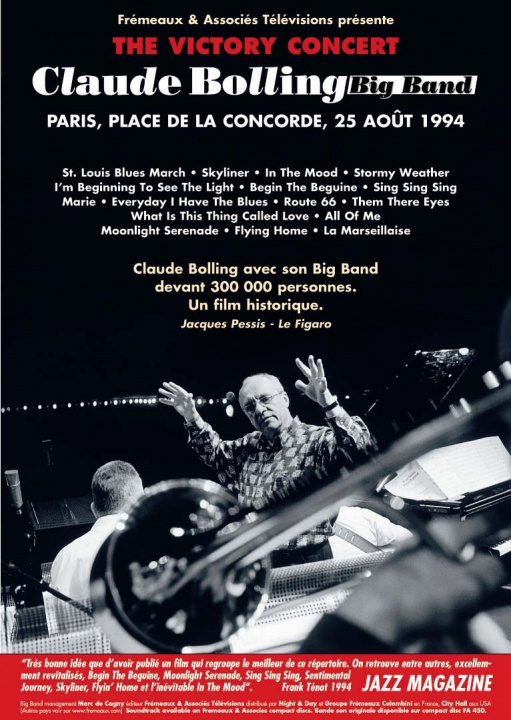 Video THE VICTORY CONCERT CLAUDE BOLLING BIG BAND DVD VIDEO NTSC CLAUDE BOLLING