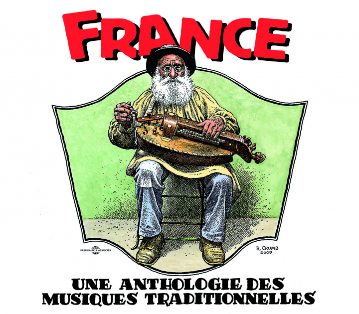 Carte FRANCE ANTHOLOGIE DES MUSIQUES TRADITIONNELLES EN 10 CD AUDIO VEILLET GUILLAUME