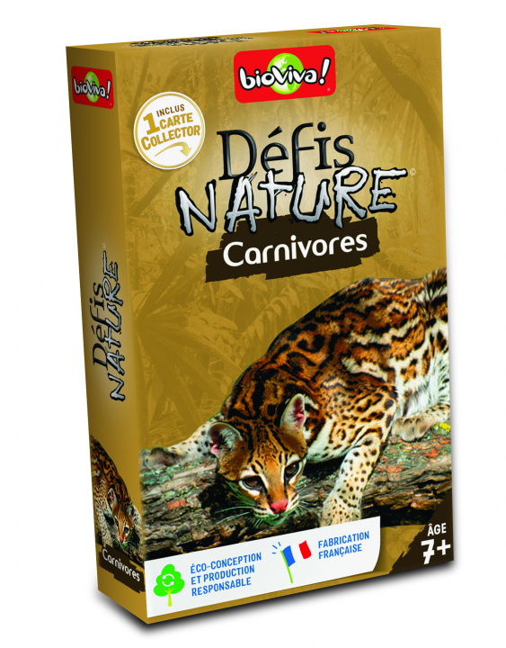 Carte DEFIS NATURE - CARNIVORES BIOVIVA EDITIONS