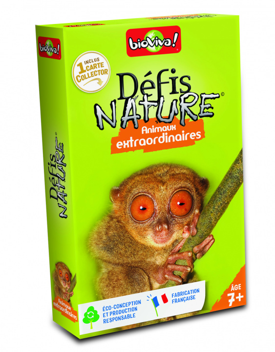 Carte DEFIS NATURE - ANIMAUX EXTRAORDINAIRES BIOVIVA EDITIONS