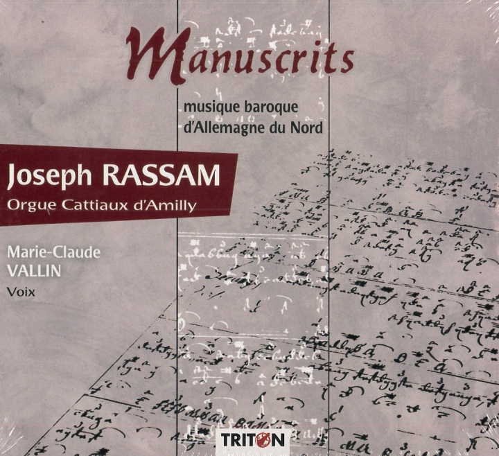 Audio Manuscrits / J. Rassam - CD JOSEPH RASSAM