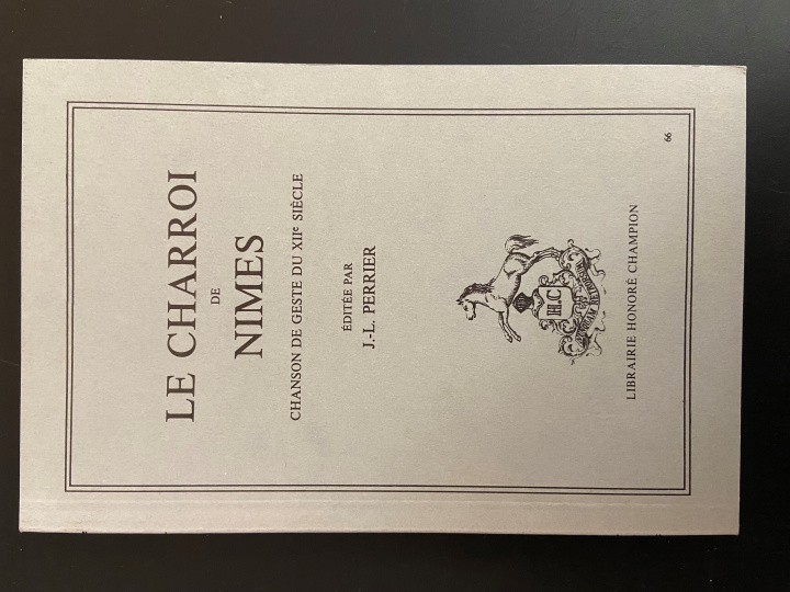 Knjiga CHARROI DE NIMES (LE). 