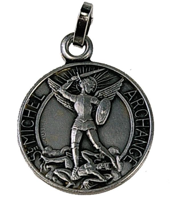 Book Médaille St Michel - Métal Argenté 