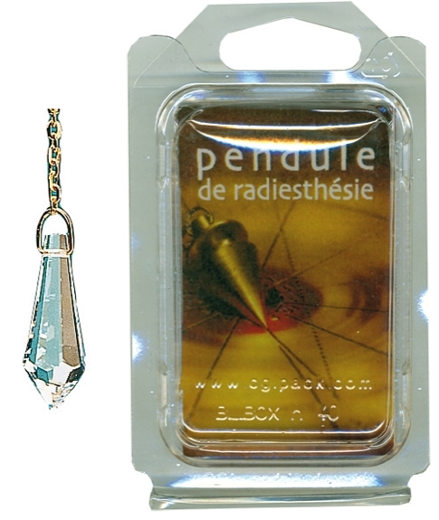 Book Blister Pendule cristal 16 facettes 