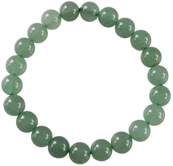 Knjiga Bracelet Aventurine Verte Perles rondes 8 mm 