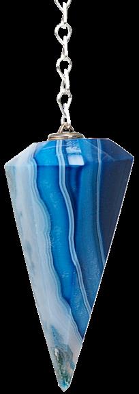 Knjiga Pendule à facettes Agate Bleue 