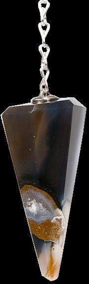Knjiga Pendule à facettes Agate Noire 